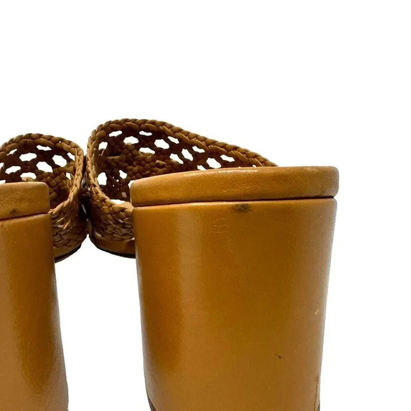 Alexandre Birman Women's brown Clarita Woven Leather Mule Sandals size 41 11 - Picture 4 of 14